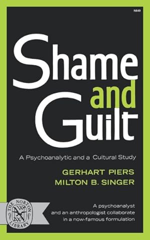 Seller image for Shame and Guilt : A Psychoanalytic and a Cultural Study for sale by GreatBookPricesUK