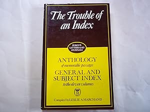 Image du vendeur pour Letters and Journals: The Trouble of an Index, Vol. 12: Anthology of Memorable Passages and General and Subject Index to the Eleven Volumes: v. 12 mis en vente par Carmarthenshire Rare Books