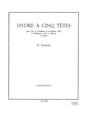 Seller image for Hydre  5 ttes pour cor (trombone,saxophone, clarinette, basson) et piano for sale by AHA-BUCH GmbH