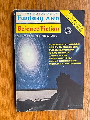 Bild des Verkufers fr Fantasy and Science Fiction October 1970 zum Verkauf von Scene of the Crime, ABAC, IOBA