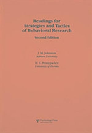 Seller image for Readings for Strategies and Tactics of Behavioral Research for sale by AHA-BUCH GmbH