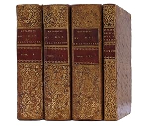 Catalogue des livres de la bibliothèque de feu M. le duc de La Vallière. Première partie. [Avec :...