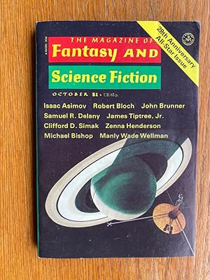 Image du vendeur pour Fantasy and Science Fiction October 1977 mis en vente par Scene of the Crime, ABAC, IOBA