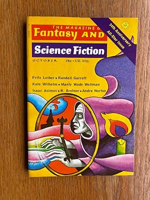 Bild des Verkufers fr Fantasy and Science Fiction October 1973 zum Verkauf von Scene of the Crime, ABAC, IOBA