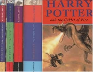 Bild des Verkufers fr Harry Potter Hardback Box Set: Four Volumes zum Verkauf von WeBuyBooks