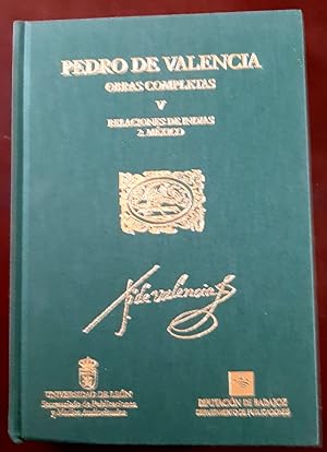 Immagine del venditore per OBRAS COMPLETAS V, 1. RELACIONES DE INDIAS, 2. MXICO venduto da Librera Pramo