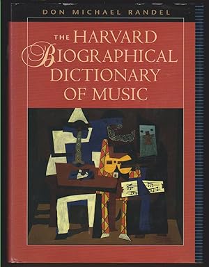 Seller image for THE HARVARD BIOGRAPHICAL DICTIONARY OF MUSIC for sale by Easton's Books, Inc.