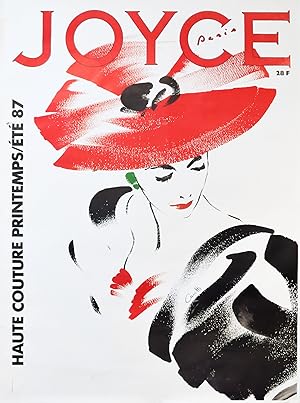 Seller image for 1987 Original French Fashion Poster - Joyce Paris, Haute Couture Printemps/t 87 for sale by L'Affichiste Vintage Posters