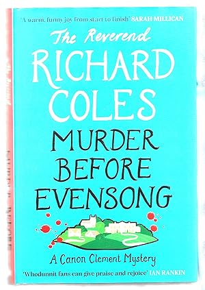 Seller image for Murder Before Evensong. A Canon Clement Mystery for sale by MAE Books