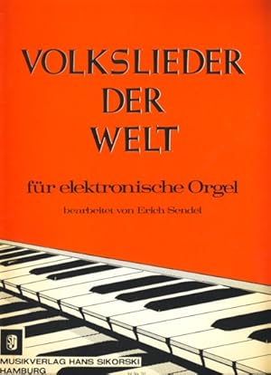 Image du vendeur pour Volkslieder der Welt fr elektronische Orgel : Ed. Nr. 737. mis en vente par TF-Versandhandel - Preise inkl. MwSt.