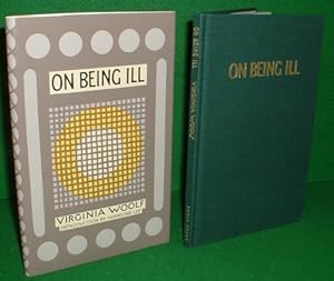 Imagen del vendedor de ON BEING ILL a la venta por booksonlinebrighton