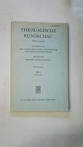 THEOLOGISCHE RUNDSCHAU HEFT 2.