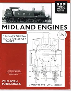 Bild des Verkufers fr 1833' and '2228' Class Bogie Passenger Tanks (Order No.1602, and Classes K, P, K2 and P2) - Post 1907 Nos.1351 to 1430 (No. 1) (Midland Engines) zum Verkauf von WeBuyBooks