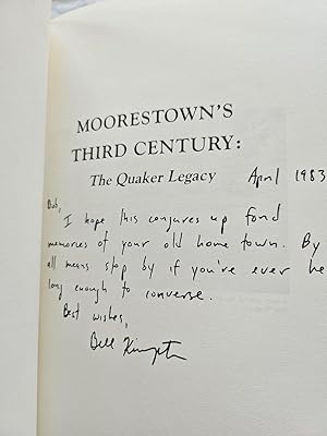 Moorestown's Third Century: The Quaker Legacy