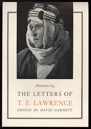 Seller image for [Publisher's Prospectus]: Announcing The Letters of T. E. Lawrence, edited by David Garnett for sale by Between the Covers-Rare Books, Inc. ABAA