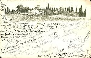 Künstler Ansichtskarte / Postkarte Firenze Florenz Toscana, Villa del Cardo