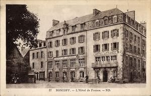 Ansichtskarte / Postkarte Roscoff Finistère, Hôtel de France