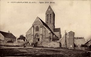 Ansichtskarte / Postkarte Grisy les Plâtres Val-d´Oise, Église