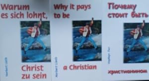 Bild des Verkufers fr Warum es sich lohnt Christ zu sein , Deutsch/ Russisch/ Englisch, 3 Bcher, zum Verkauf von Gabis Bcherlager
