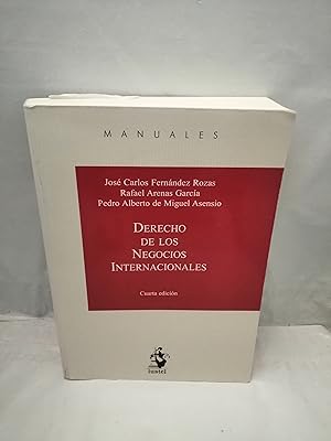 Imagen del vendedor de Derecho de los negocios internacionales (Cuarta edicin 2013) a la venta por Libros Angulo
