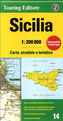 Bild des Verkufers fr Sicily 14 tci (r) wp: TCI.R14: No. 14 (Regional Road Map) zum Verkauf von WeBuyBooks