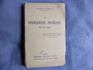 Seller image for Consquences politiques de la paix for sale by arobase livres