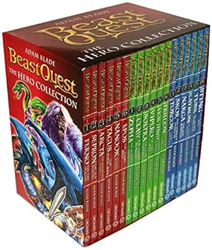 Bild des Verkufers fr Beast Quest The Hero Collection 18 Books Series 1 - 3 Box Set by Adam Blade zum Verkauf von WeBuyBooks