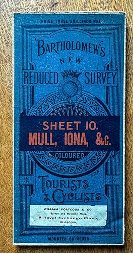 Bartholomew's New Reduced Survey for Tourists and Cyclists (Sheet 10 - Mull, Iona, & Co.)