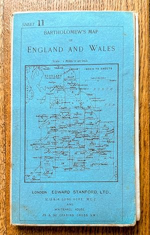 Bartholomew's Map of England and Wales Sheet 11 North Wales