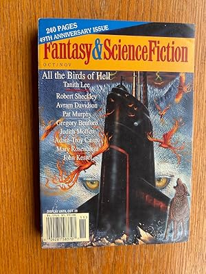 Imagen del vendedor de Fantasy and Science Fiction October /November 1998 a la venta por Scene of the Crime, ABAC, IOBA