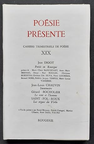 Poésie présente. Cahiers trimestriels de poésie. N°XIX, juin 1976.