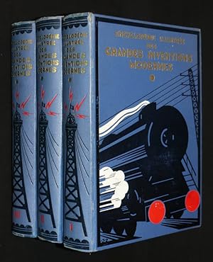 Bild des Verkufers fr Encyclopdie illustre des grandes inventions modernes (3 volumes) zum Verkauf von Abraxas-libris