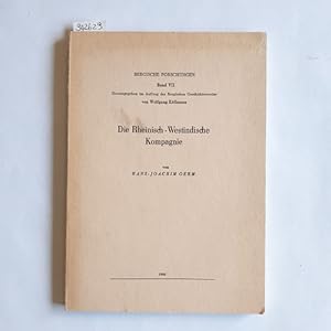 Imagen del vendedor de Die Rheinisch-Westindische Kompagnie a la venta por Gebrauchtbcherlogistik  H.J. Lauterbach