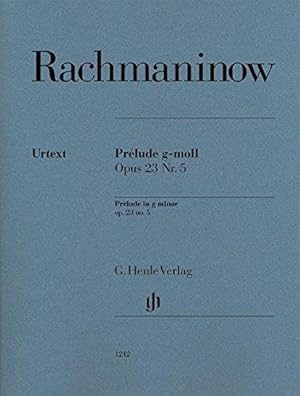 Bild des Verkufers fr Prélude g minor op. 23 no. 5 - piano - ( HN 1212 ): Instrumentation: Piano solo zum Verkauf von WeBuyBooks