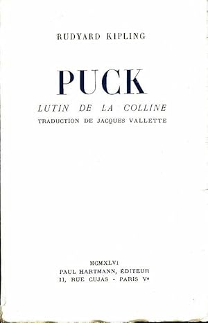 Seller image for Puck lutin de la colline - Rudyard Kipling for sale by Book Hmisphres