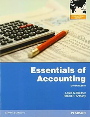 Seller image for Essentials of Accounting: International Edition for sale by WeBuyBooks