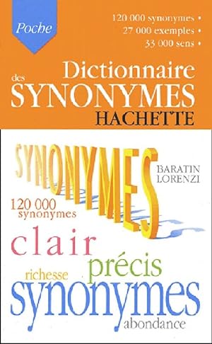 Dictionnaire des synonymes - Mariane Baratin-Lorenzi