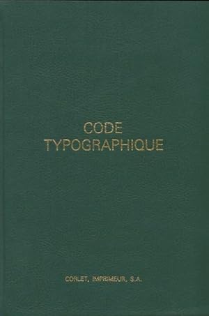 Code typographique - Jean Duval