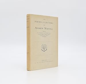 Seller image for THE POEMS AND LETTERS OF ANDREW MARVELL for sale by LUCIUS BOOKS (ABA, ILAB, PBFA)