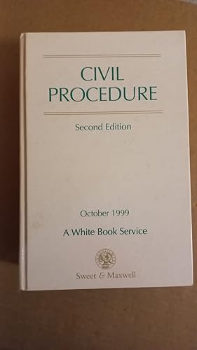 Immagine del venditore per Civil Procedure 1999 2nd Edition A White Book Service venduto da UK LAW BOOK SELLERS LTD