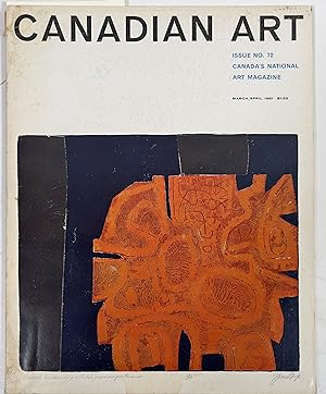 CANADIAN ART 72: Vol XVIII, No. 2. March-April 1961.