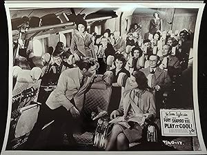 Bild des Verkufers fr Play It Cool 8 X 10 Still 1962 Billy Fury and Anna Palk on crowded plane! zum Verkauf von AcornBooksNH