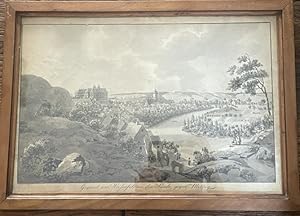 Gegend um Weissenfels an der Saale, gegen mittag. Original Kupferstich von 1786.