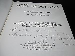 Immagine del venditore per Jews in Poland: A Documentary History : The Rise of Jews As a Nation from Congressus Judaicus in Poland to the Knesset in Israel venduto da Eastburn Books