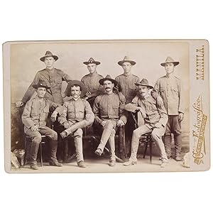 Cabinet Card Photograph of American Servicemen