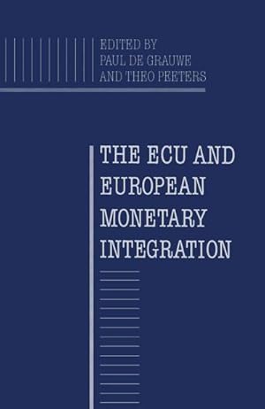 Seller image for The ECU and European Monetary Integration for sale by BuchWeltWeit Ludwig Meier e.K.