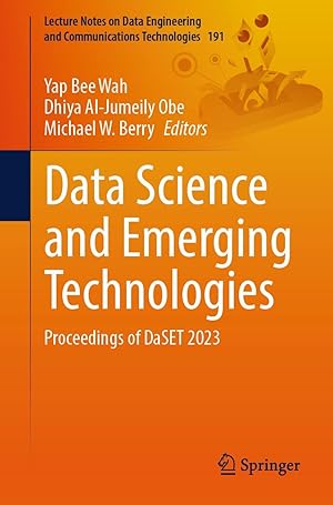 Seller image for Data Science and Emerging Technologies for sale by moluna