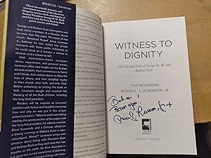 Seller image for Witness to Dignity: The Life and Faith of George H.W. and Barbara Bush for sale by Bookmarc's