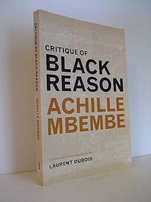 Immagine del venditore per Critique of Black Reason venduto da Lily of the Valley Books