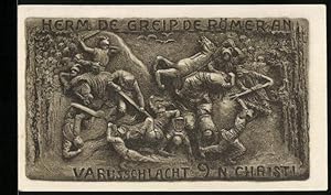 Bild des Verkufers fr Notgeld Horn /Lippe 1921, 50 Pfennig, Schlacht zwischen Rmern und Germanen, Denkmal zum Verkauf von Bartko-Reher